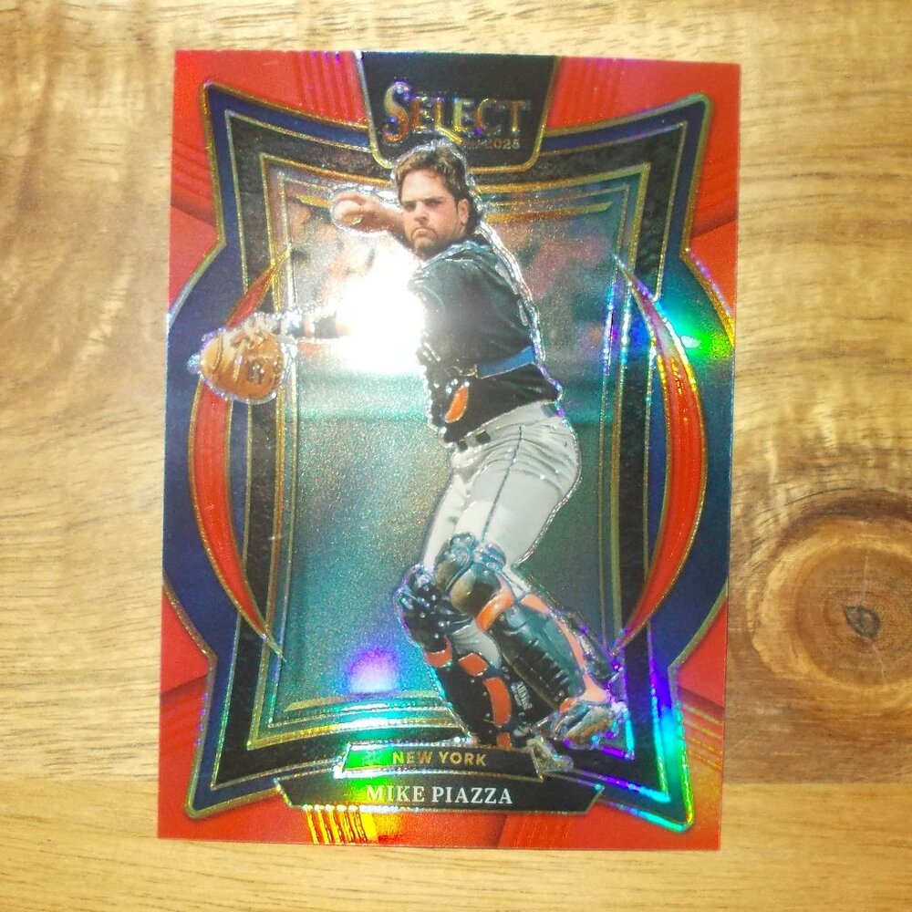 2025 Panini Select Baseball Mike Piazza RED Prizm /149 NY Mets MLB HOF